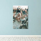 Jacksons Brigade Stehend wie eine Steinmauer Leinwanddruck (Insitu (Holzboden))