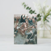 Jacksons Brigade Stehend wie eine Steinmauer Postkarte (Stehend Vorderseite)