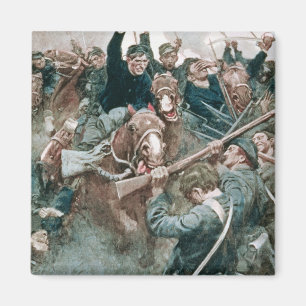 Jacksons Brigade stehend wie eine Steinwand Magnet