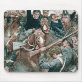 Jacksons Brigade stehend wie eine Steinwand Mousepad (Vorne)