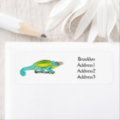 Jacksons Chamäleon-Cartoon-Abbildung (Insitu)