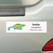 Jacksons Chamäleon-Cartoon-Abbildung Autoaufkleber (Auf Auto)
