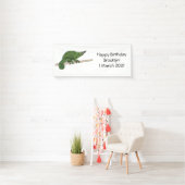Jacksons Chamäleon-Cartoon-Abbildung Banner (Insitu)