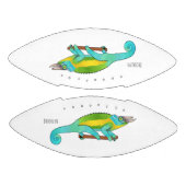 Jacksons Chamäleon-Cartoon-Abbildung Football (Paneele)