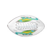 Jacksons Chamäleon-Cartoon-Abbildung Football (Vorderseite)