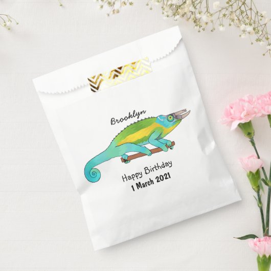 Jacksons Chamäleon-Cartoon-Abbildung Geschenktütchen (Versiegelt)