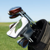 Jacksons Chamäleon-Cartoon-Abbildung Golf Headcover (In Situ)