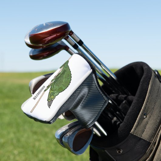 Jacksons Chamäleon-Cartoon-Abbildung Golf Headcover (In Situ)