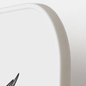 Jacksons Chamäleon-Cartoon-Abbildung Pickleball Schläger (Linke Seite)