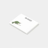 Jacksons Chamäleon-Cartoon-Abbildung Post-it Klebezettel (angewinkelt)
