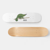Jacksons Chamäleon-Cartoon-Abbildung Skateboard (Horizontal)
