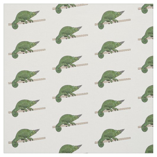 Jacksons Chamäleon-Cartoon-Abbildung Stoff (Muster)