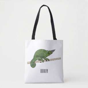 Jacksons Chamäleon-Cartoon-Abbildung Tasche