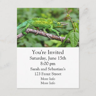 Jacksons Chamäleon Einladung