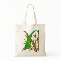 Jacksons Chamäleon hängt im Bambus