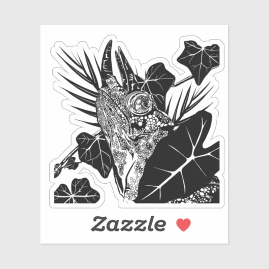 Jackson's Chameleon Aufkleber (Blatt)