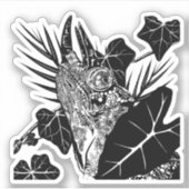 Jackson's Chameleon Aufkleber (Vorderseite)