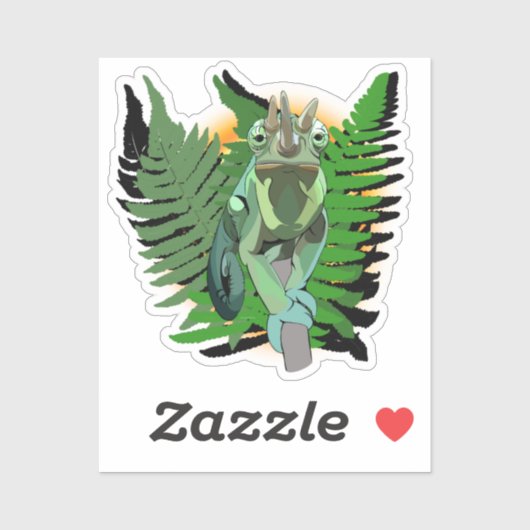 Jackson's Chameleon Aufkleber (Blatt)