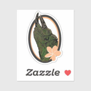 Jackson's Chameleon Aufkleber