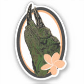 Jackson's Chameleon Aufkleber (Vorderseite)