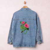 Jackson's Chameleon mit Hibiskus Jeansjacke (Hangar)