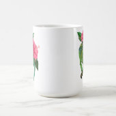 Jackson's Chameleon mit Hibiskus Kaffeetasse (Mittel)