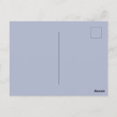 Jackson's Chameleon mit Hibiskus Postkarte (Rückseite)