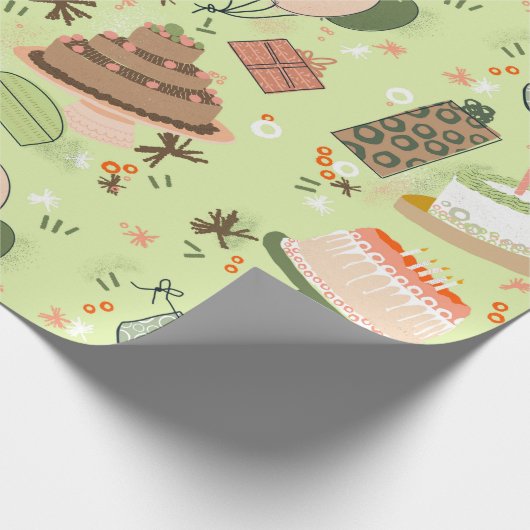 Jacksons Geburtstag Geschenkpapier (Ecke)