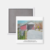 Jacksons Mill Bridge Lancaster. Magnet (Vorderseite/Rückseite)