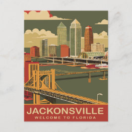 Jacksonville, Atlantikküste, Reisen Postkarte