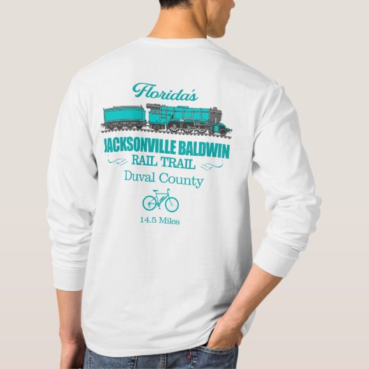 Jacksonville Baldwin Rail Trail (RT2) T-Shirt (Rückseite)