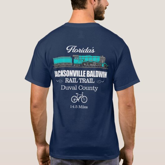Jacksonville Baldwin Rail Trail (RT2) T-Shirt (Rückseite)