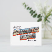 Jacksonville Beach FL 1 Postkarte (Stehend Vorderseite)