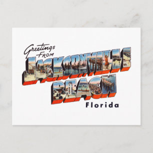 Jacksonville Beach FL 1 Postkarte
