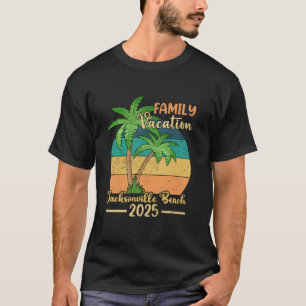 Jacksonville Beach Florida Familienurlaub 2025 Su T-Shirt