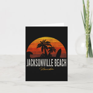 Jacksonville Beach Florida Fl Palms Vacacation Sur Karte
