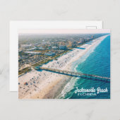 Jacksonville Beach, Florida Foto Postkarte (Vorne/Hinten)