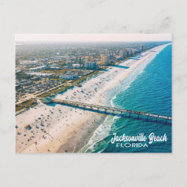 Jacksonville Beach, Florida Foto Postkarte