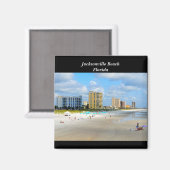 Jacksonville Beach, Florida Magnet (Vorderseite/Rückseite)