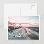 JACKSONVILLE BEACH FLORIDA POSTKARTE (Vorne/Hinten)