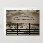 Jacksonville Beach, Florida Postkarte (Vorne/Hinten)