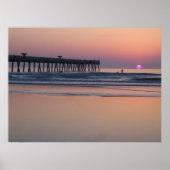 Jacksonville Beach, Florida Sunrise Poster (Vorne)