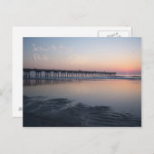 Jacksonville Beach, Florida - Sunrise Postkarte (Vorne/Hinten)
