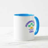 Jacksonville Beach Florida Tasse (VorderseiteRechts)