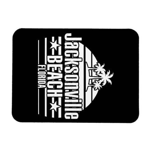 Jacksonville Beach Magnet (Horizontal)