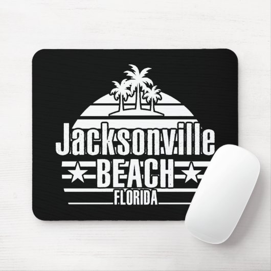 Jacksonville Beach Mousepad (Mit Mouse)