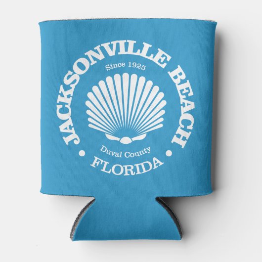 Jacksonville Beach (Seashell) Dosenkühler (Vorderseite)