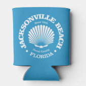 Jacksonville Beach (Seashell) Dosenkühler (Rückseite)