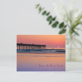 Jacksonville Beach, Sunrise Postkarte (Stehend Vorderseite)