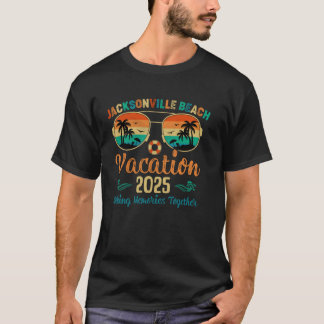 Jacksonville Beach Urlaub 2025 Freunde Familie Su T-Shirt